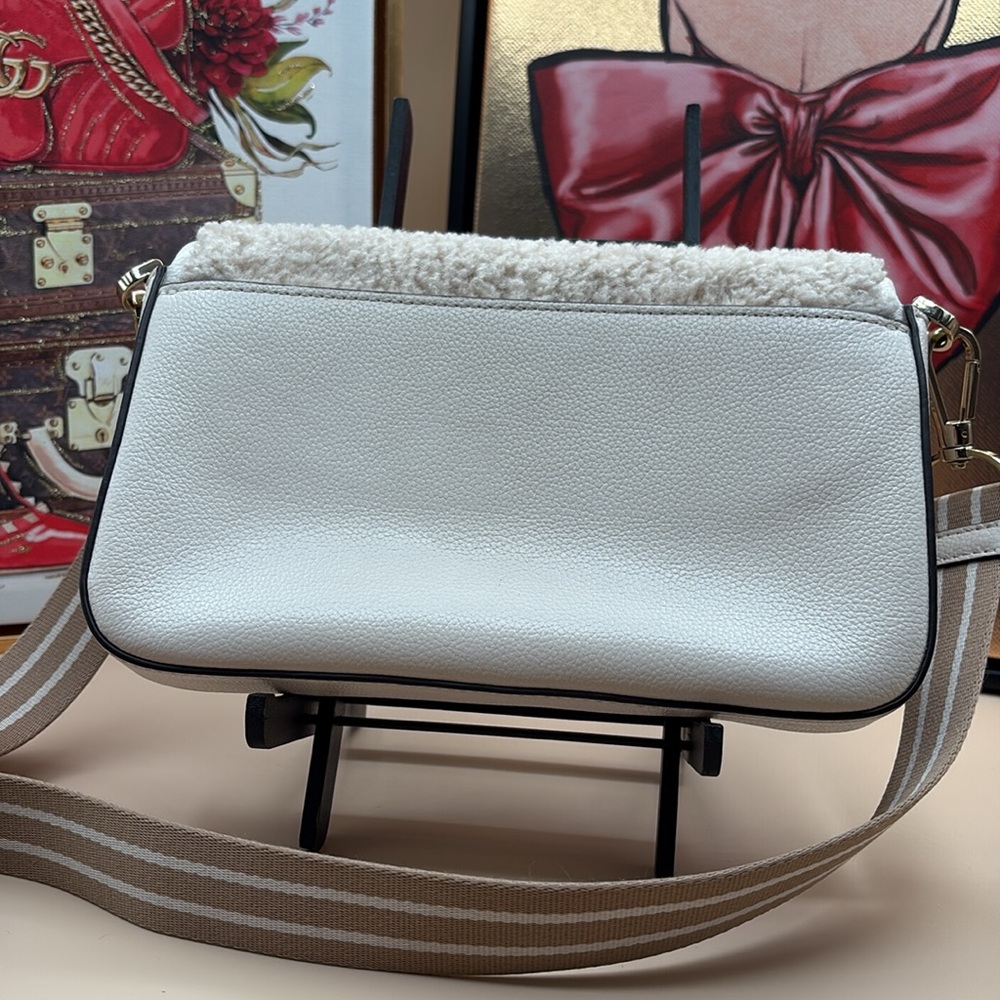 Kate Spade Rosie Faux Shearling Crossbody Bag EUC - Picture 3 of 6